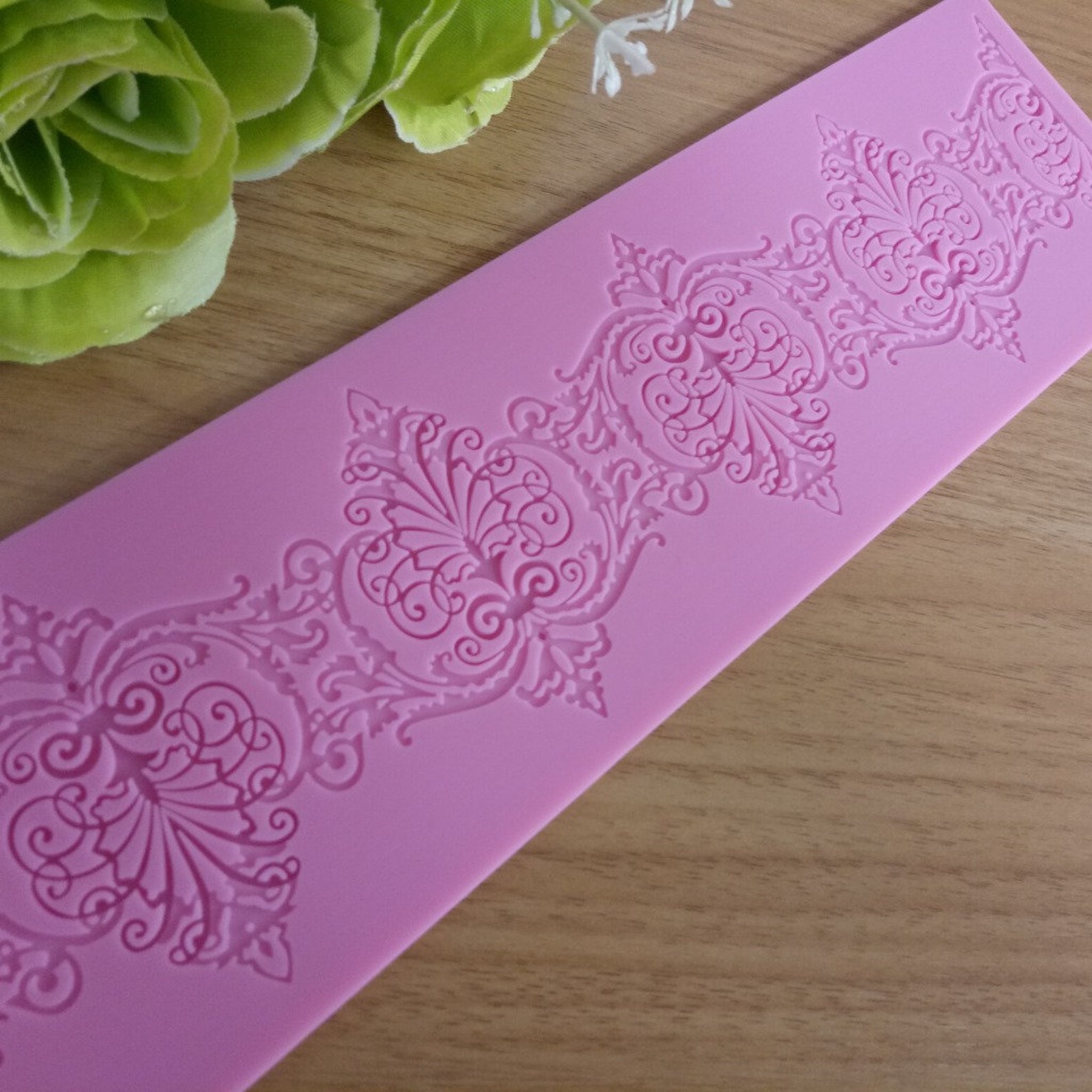 Cake Border Lace Silicone Mold Fondant Cake Decorating Baking Etsy
