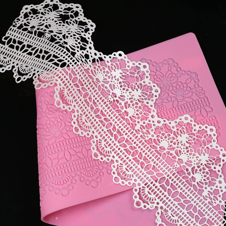 Lace Silicone Mold Fondant Cake Decorating Baking Mat Sugarcraft Mold LS04