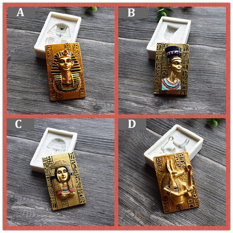 Egyptian Pharaoh Silicone Mold Resin Mold Chocolate Mold Etsy