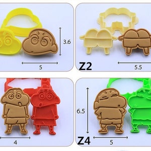 3D Mickey and Minnie Cookie CuttersCartonn Cookie StampEmbossing Cookie MoldFondant ToolsTheme Party