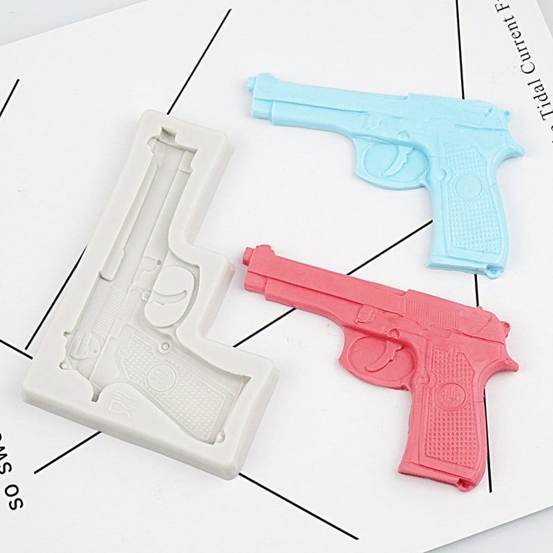 Gun Silicone Mold Pistol Mold Resin Mold Chocolate Mold Etsy