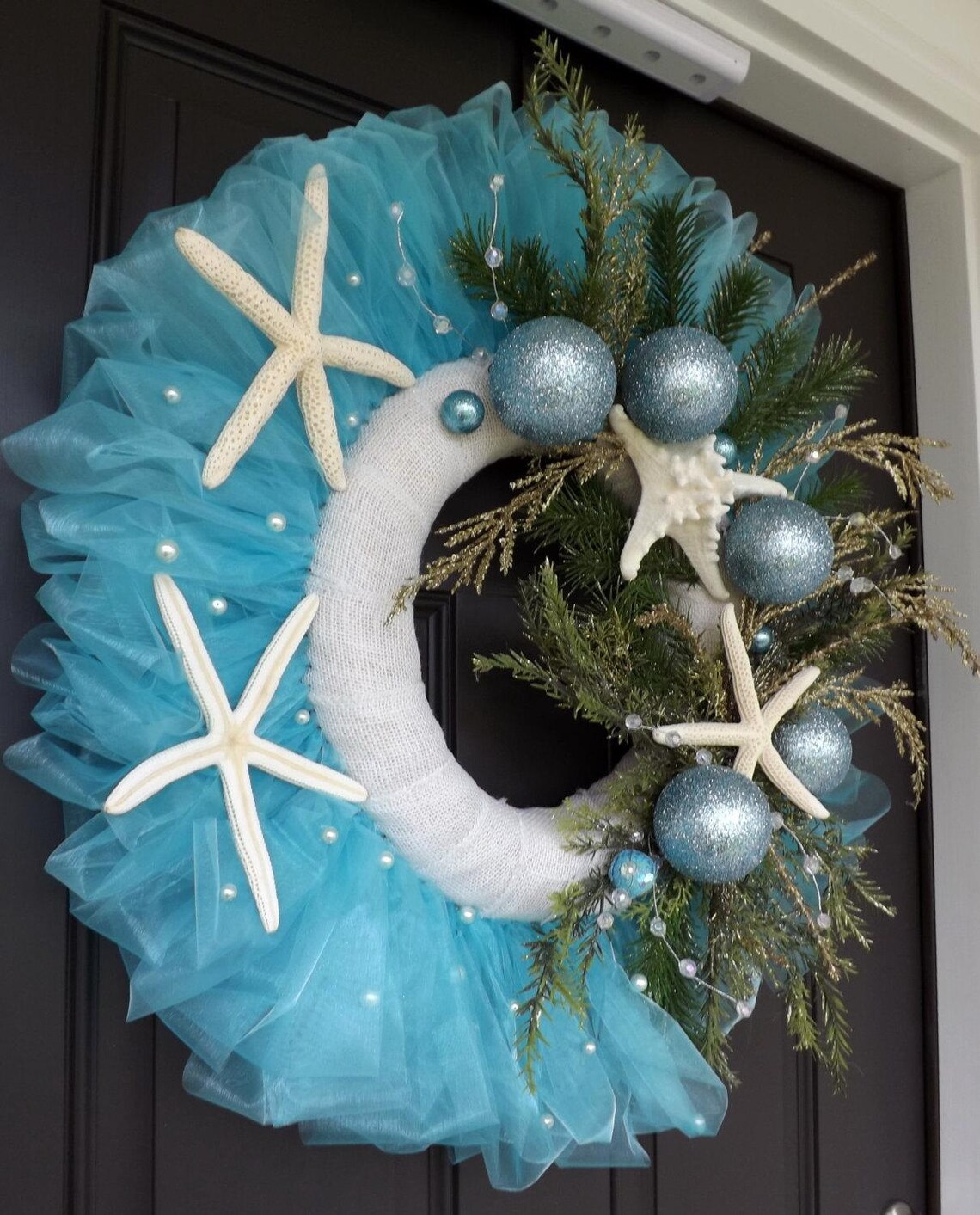 24 Hand Made Unique Tybee Island Christmas Wreath Etsy