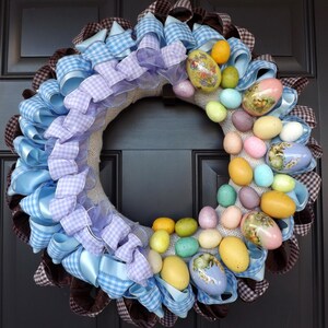 Easter wreath, Spring wreath, Eggs wreath, Elegant wreath  - Magic Eggs - Great Mother&#39;s Day Gift!