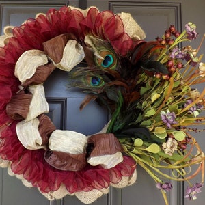 24&quot; Wonderful  Unique Handmade Wreath - Lupita - Great Gift!