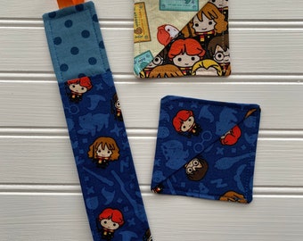 Fabric Binder Journal Pen Holder and Bookmarks