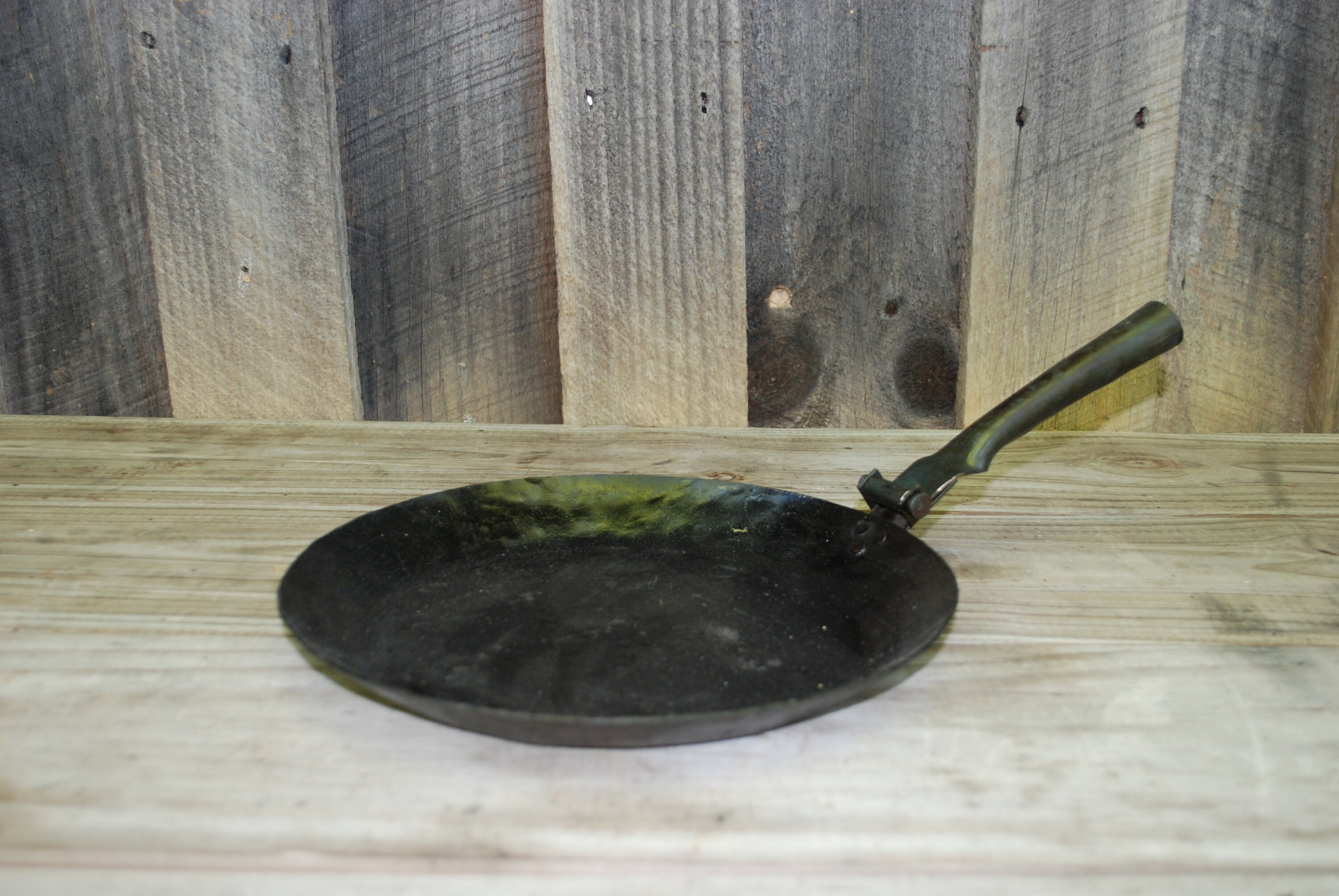9.5 skillet with folding handle Camping Etsy