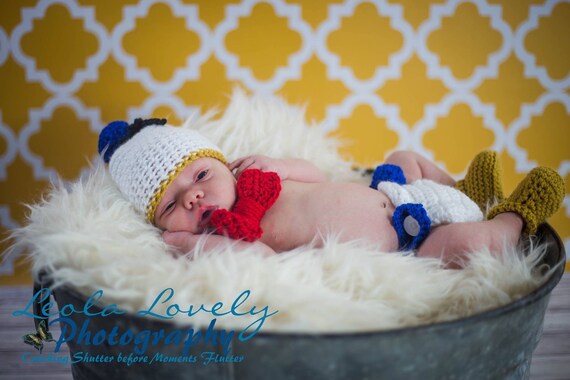donald duck baby outfit