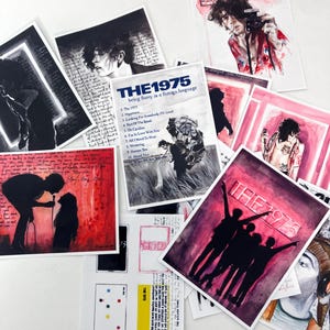 The 1975 Fanart Stickers Set