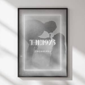 Printable Poster / The 1975 &quot;Robbers&quot; inspired fanart / Digital Download