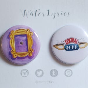 Fanart FRIENDS /// jeu de boutons /// F.R.I.E.N.D.S.