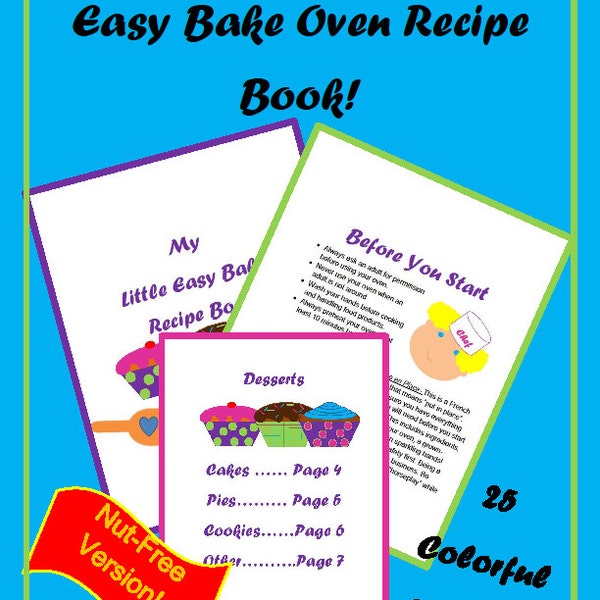 Nut- Free Easy Bake Oven Recipe Book