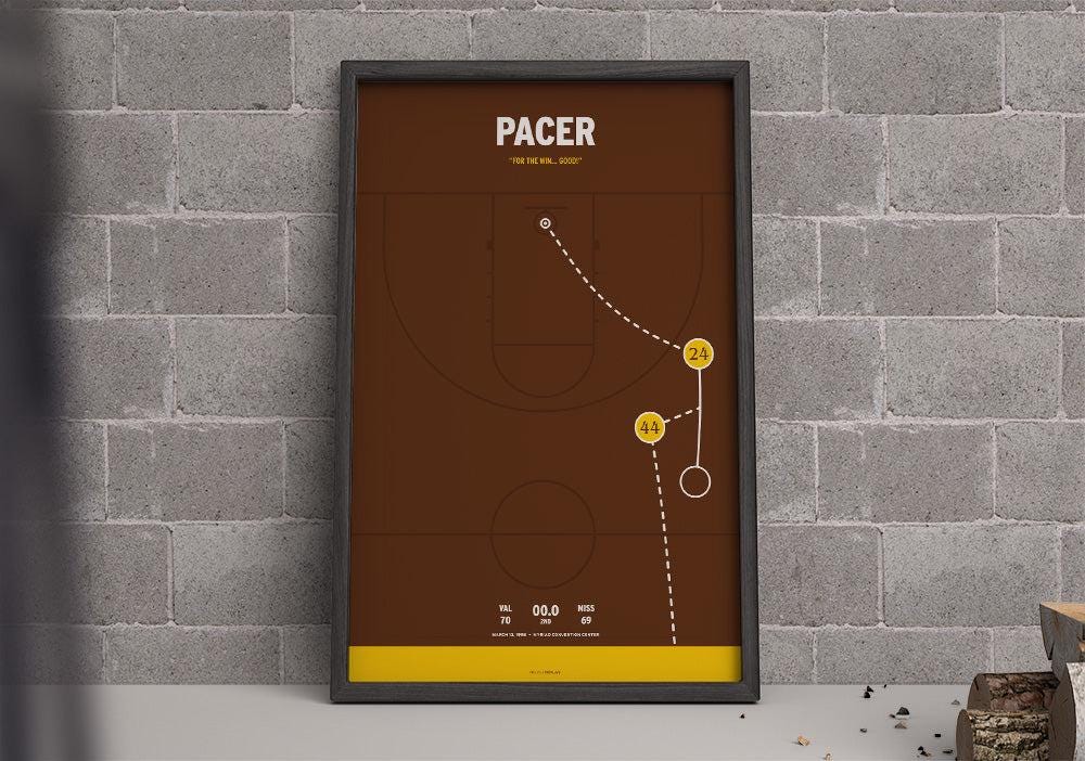 Valpo Bryce Drew Pacer Shot Framed Print