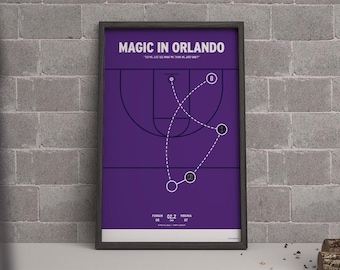Furman Jp Pegues Magic In Orlando Framed Poster