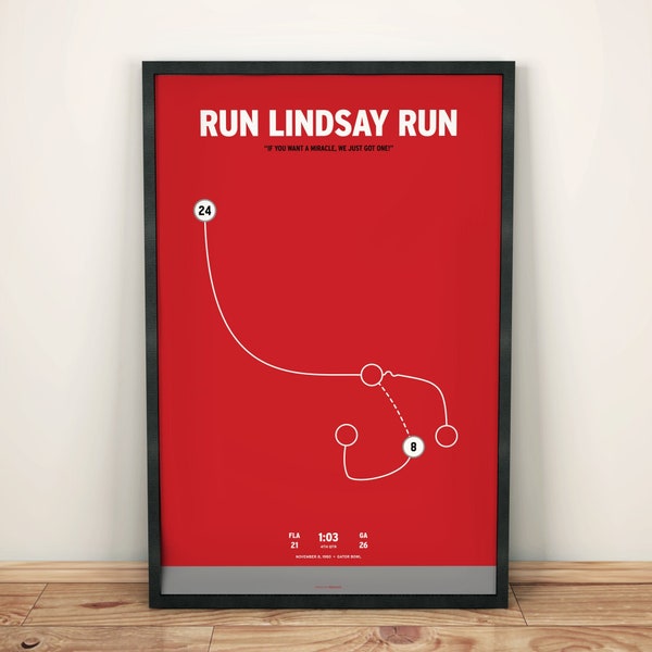 Georgia Run Lindsay Run Framed Print