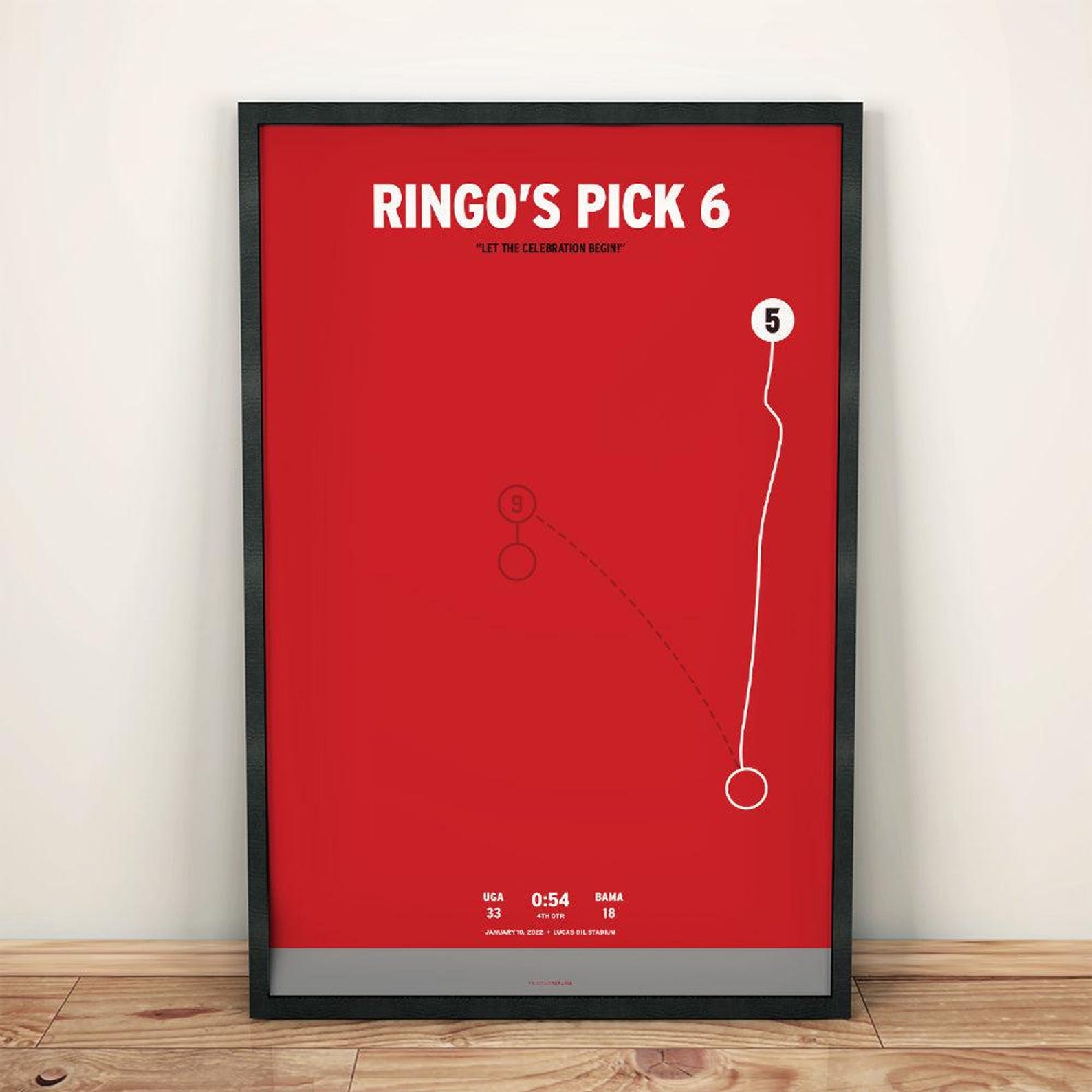 Georgia Kelee Ringo's Pick 6 Framed Print - Etsy