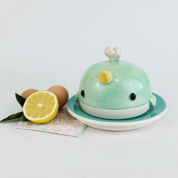 Narwhal Butter Dish