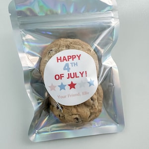 Stickers du 4 juillet | Étiquettes-cadeaux du 4 juillet | Cadeaux des Fêtes | Stickers personnalisés | Autocollants Prénoms | 4 juillet | Imprimez et envoyez-le par la poste