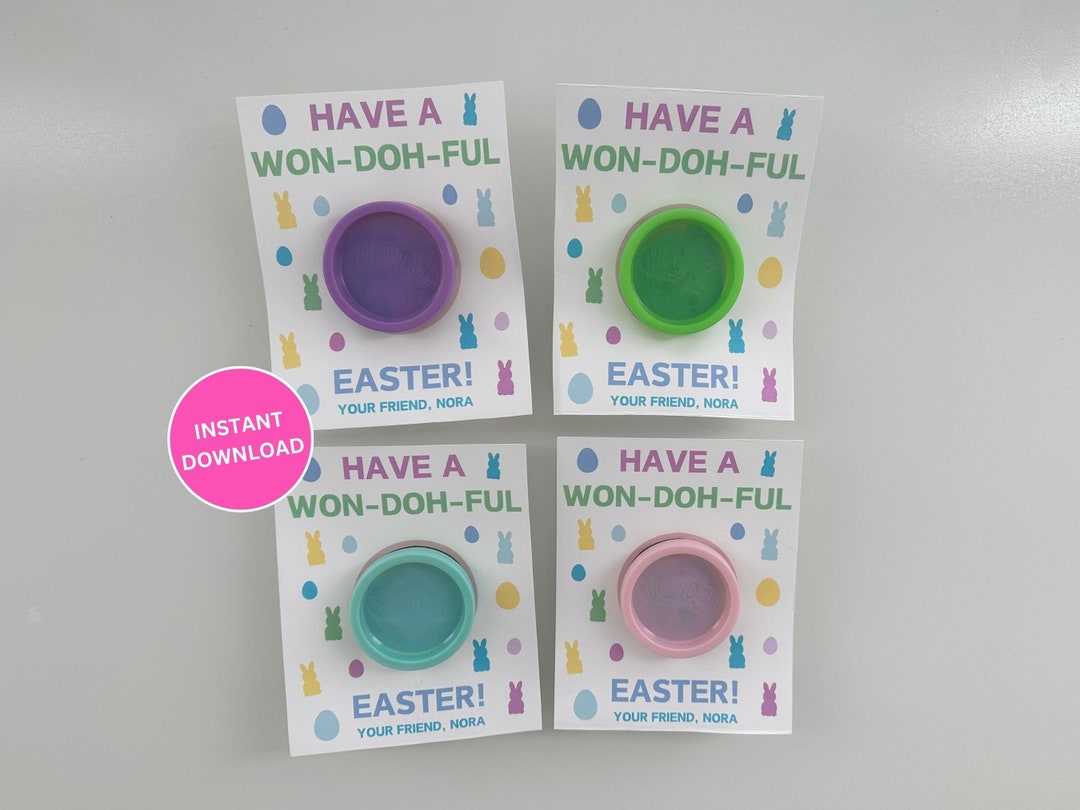 Easter Egg Play Doh Cards Easter Playdoh Printable Kids Activity Class ...