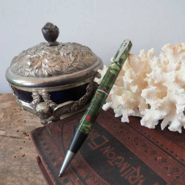 Waterman Mechanical Pencil Green and Red Vintage Antique
