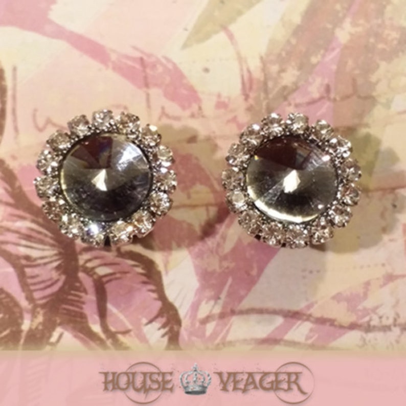 Plugs Gauges Smoky Crystal Wedding Plugs 2ga 6mm 0ga Etsy
