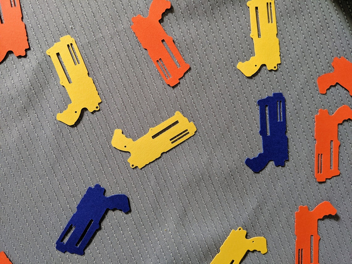 Nerf Gun Confetti Custom Orders Accepted Etsy