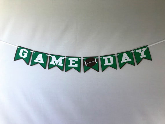 Football Game Day Banner Custom Orders Accepted Etsy