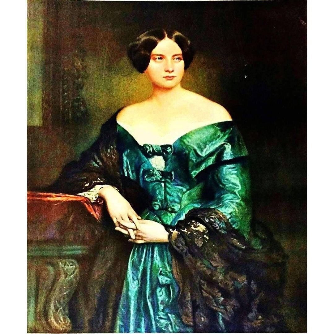 Gustav Richter the Artist Sister 1854 Vintage Collotype | Museum ...