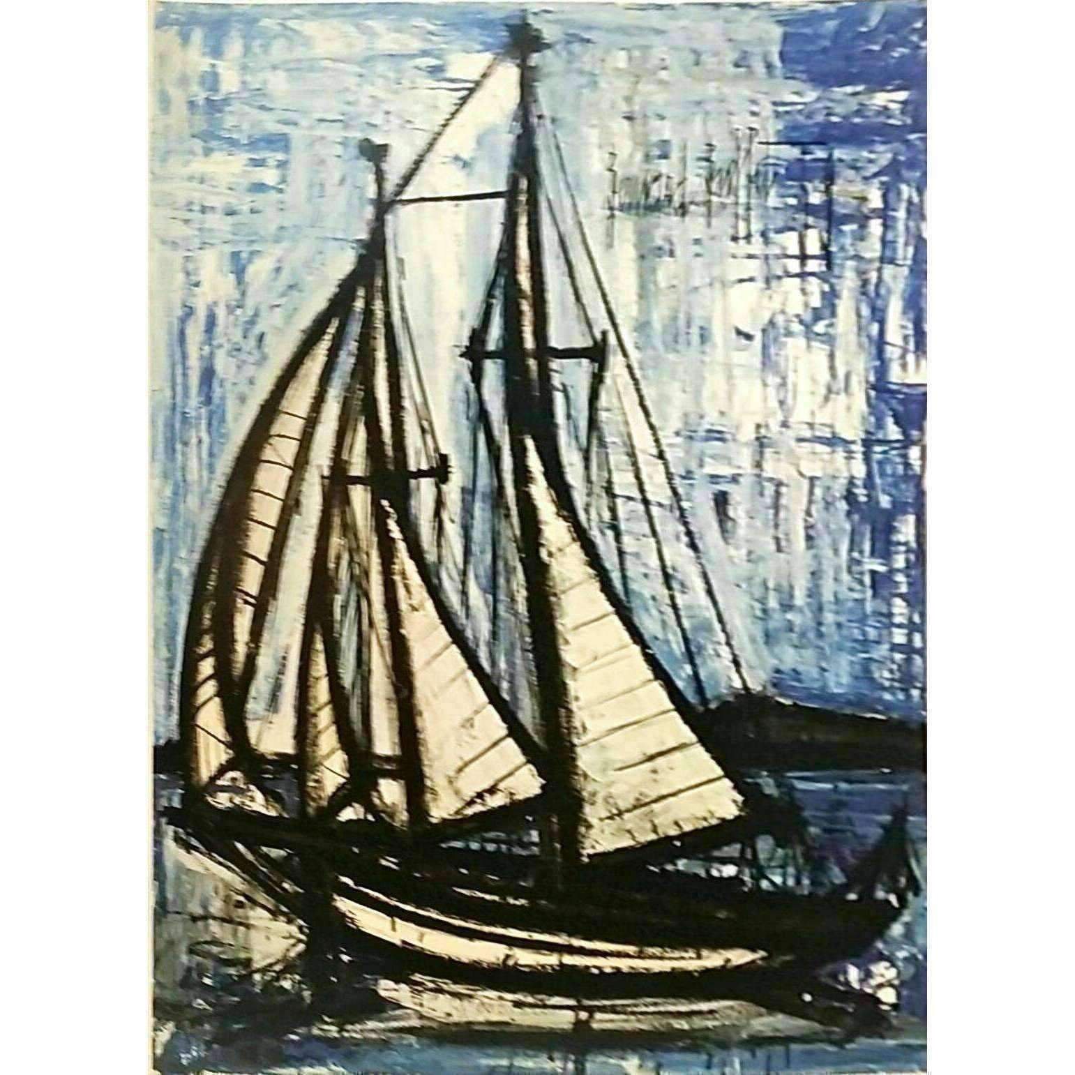 ベルナール・ビュッフェ「Les Sables d'Olonne,le port」 ベルナール・ビュッフェ「Les Sables d'Olonne,le port」希少画集の