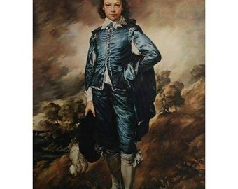 Thomas Gainsborough Blue Boy 1770 Vintage Collotype