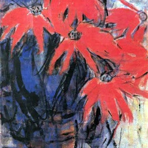 Christian Rohlfs Christsterne 1929 Vintage litografia