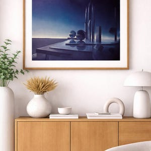 Ralph Hertle Dynamis Print - Abstrakter Druck - Vintage Modernist Wandkunst