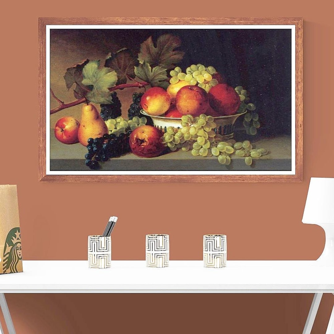 James Peale Fruit Still Life Vintage Collotype Print – Early American ...