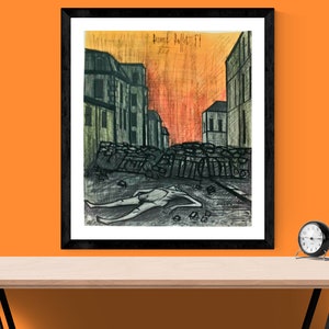 Bernard buffet mid century lithograph - Etsy 日本