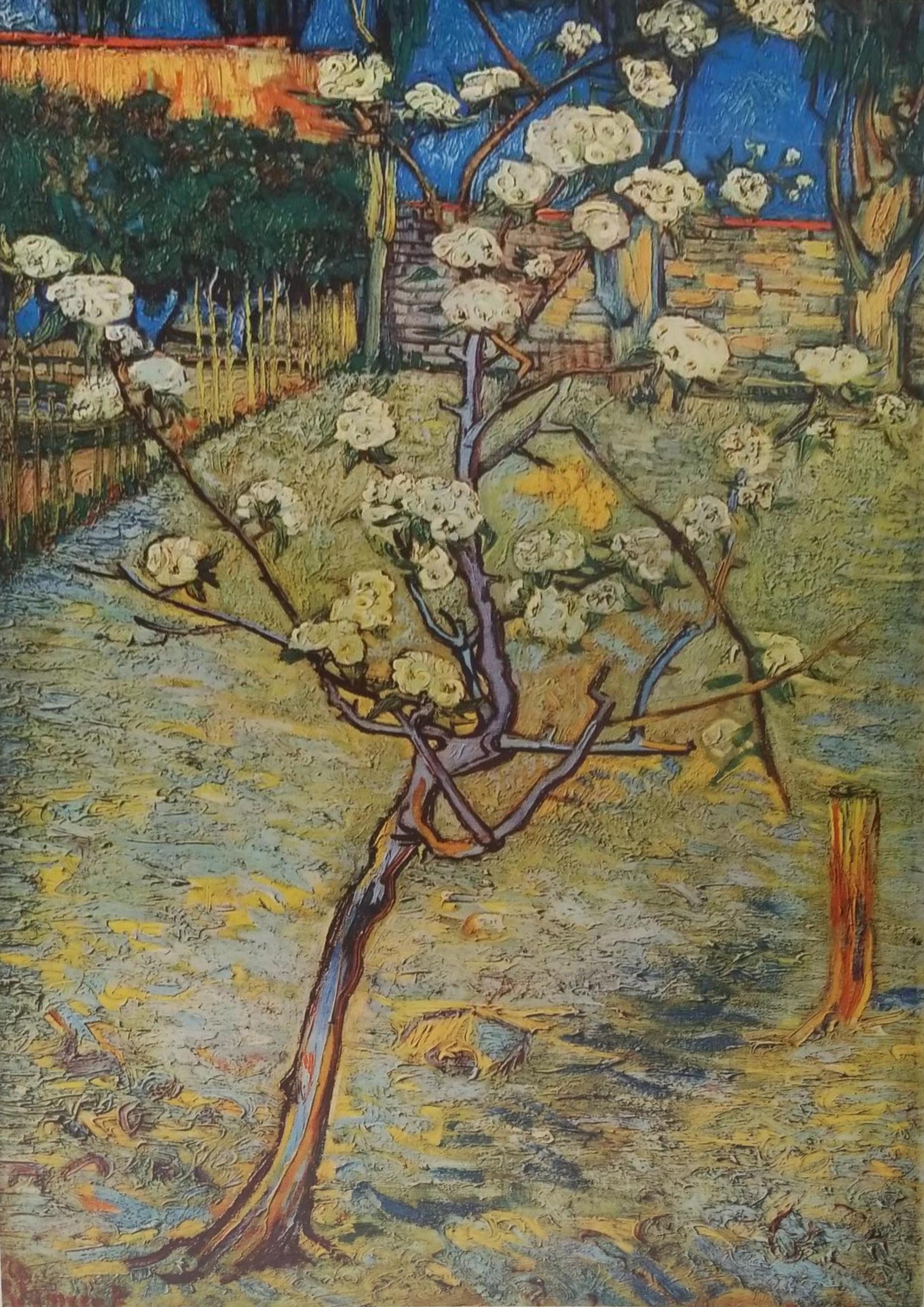 Vincent Van Gogh Little Apple Tree In Bloom 18 Vintage Etsy