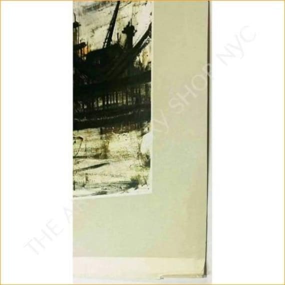 Bernard Buffet Tower Bridge London 1960 Original Lithograph