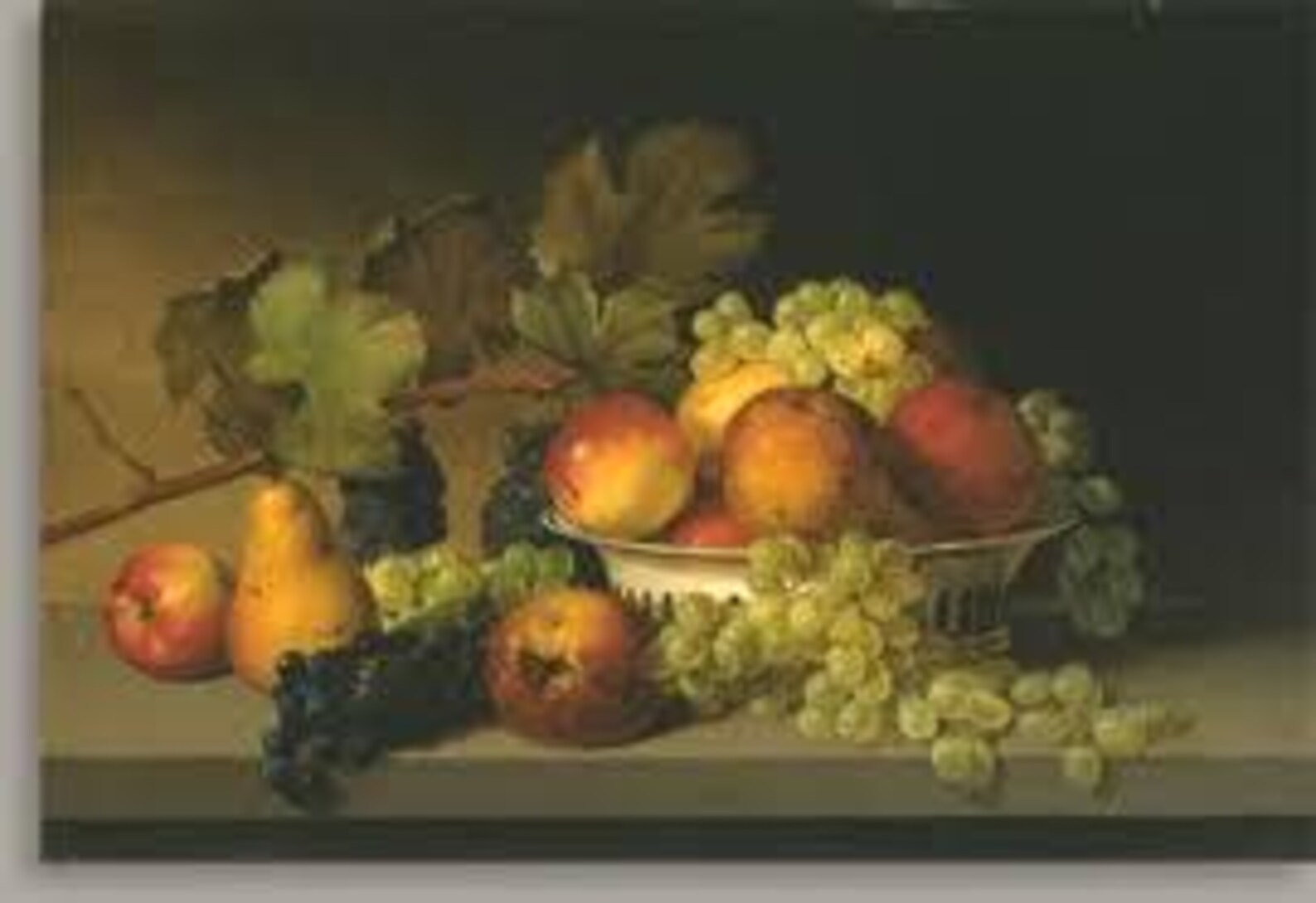 James Peale Fruit Still Life Vintage Collotype Print – Early American ...