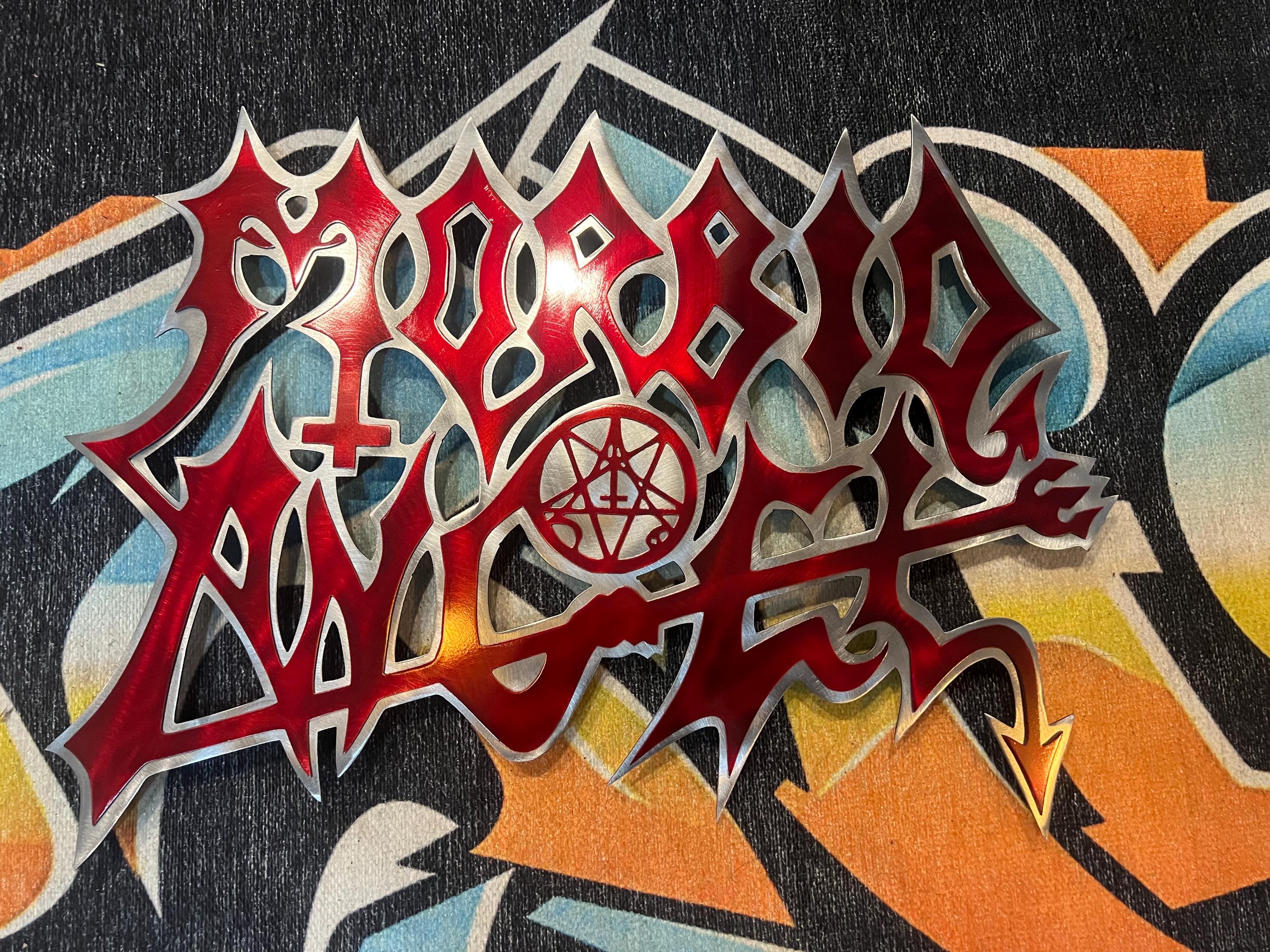 Morbid Angel Tribute Metal Art Sign: Handmade Collector's Piece - Etsy