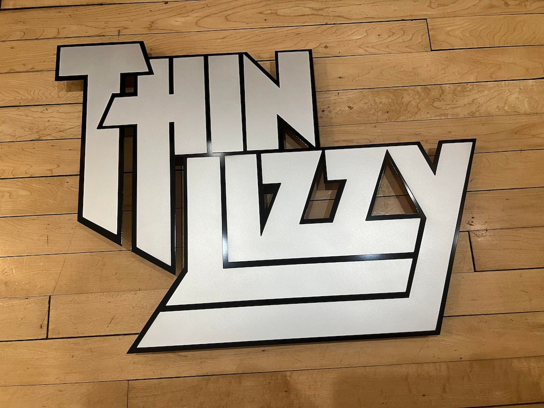 Thin Lizzy Tribute, Layered Metal Art Sign , Handmade in WI USA. Music ...