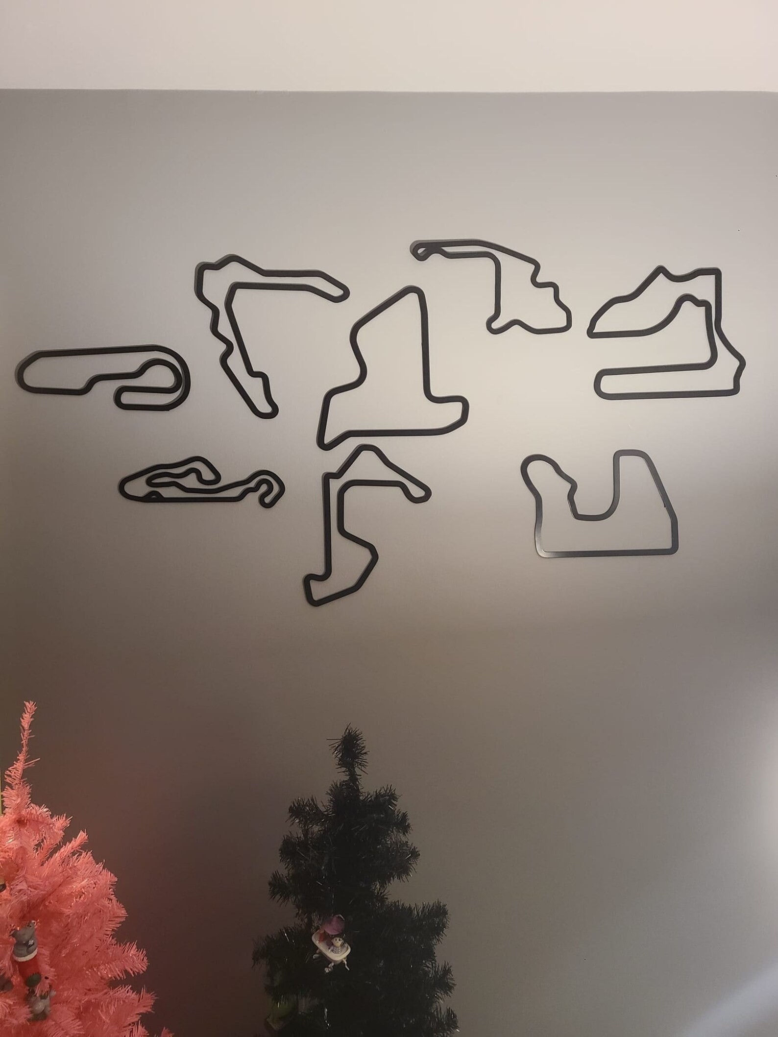 Custom Metal Race Track Art Handmade in US Track Man Cave Etsy