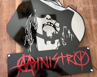 Ministry and Al Jourgensen Art / Ministry Band Poster / Al