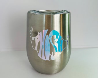 Holographic Phish wine glass metal drink tumbler cocktail Phish gift for Phish fan gift for music lover Phish Sphere 2024 tumbler Phish tour