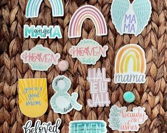 Sticker Bundle | Miscarriage Stickers | Rainbow Mama Stickers | Religious Stickers