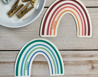 Rainbow Mama Die Cut Sticker | Rainbow Boy Mom | Rainbow Girl Mom