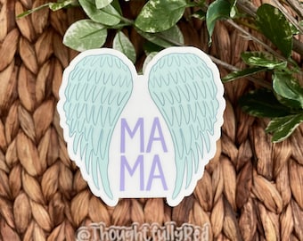 Angel Mama Die Cut Sticker