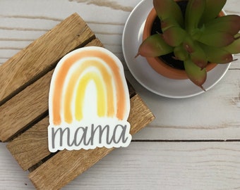 Rainbow Mama Die Cut Sticker