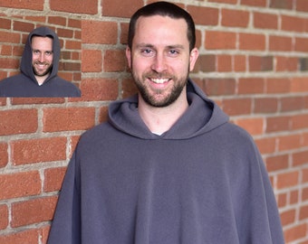 Mantoque (Unisex para niños: con capucha sin flecos)