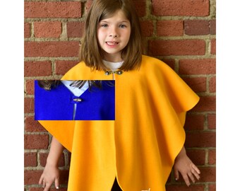 Mantoque (Unisex para niños: sin flecos con botón)