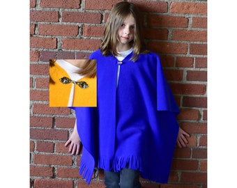 Mantoque (Unisex para niños: Flecos con gancho)