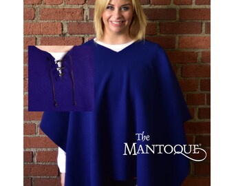 Mantoque (Unisex adulto: sin flecos con cordones)