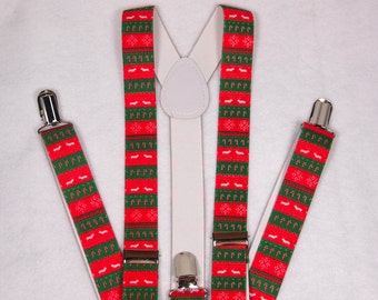 Christmas suspenders | Etsy